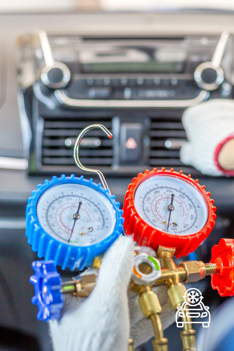 Complete A/C Repair & Refrigerant Refill.